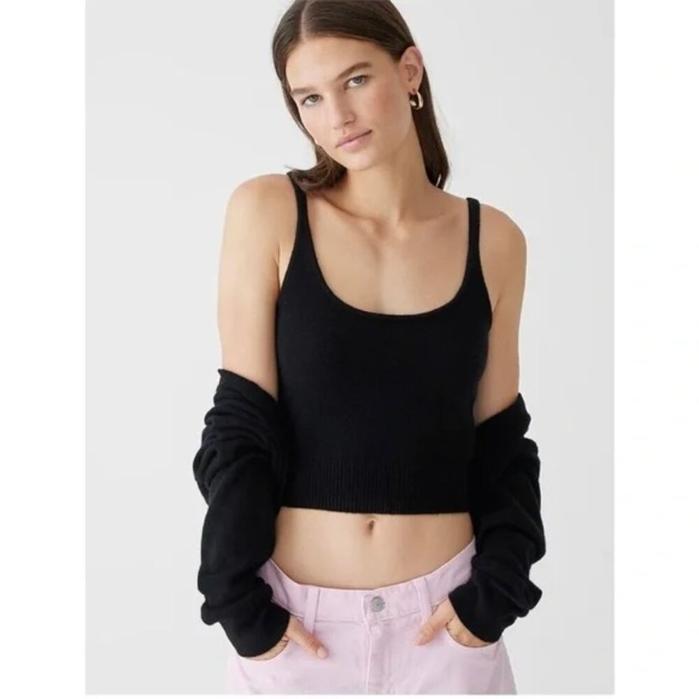 J. Crew Cashmere Shrunken Sweater Tank XL NWOT